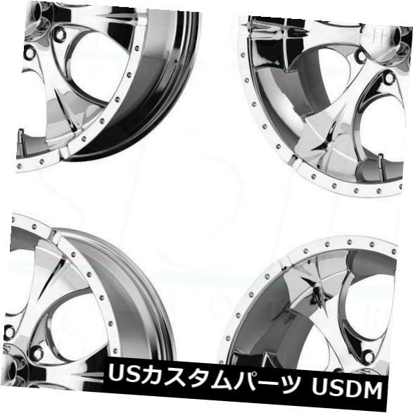 海外輸入ホイール 17x8 Helo HE791 Maxx 6x5.5 / 6x139.7 -6 6Hクロームホイールリムセット（4） 17x8 Helo HE791 Maxx 6x5.5/6x139.7 -6 6H Chrome Wheels Rims Set(4) 【並行輸入品】｜カスタムパーツ WORLD倉庫