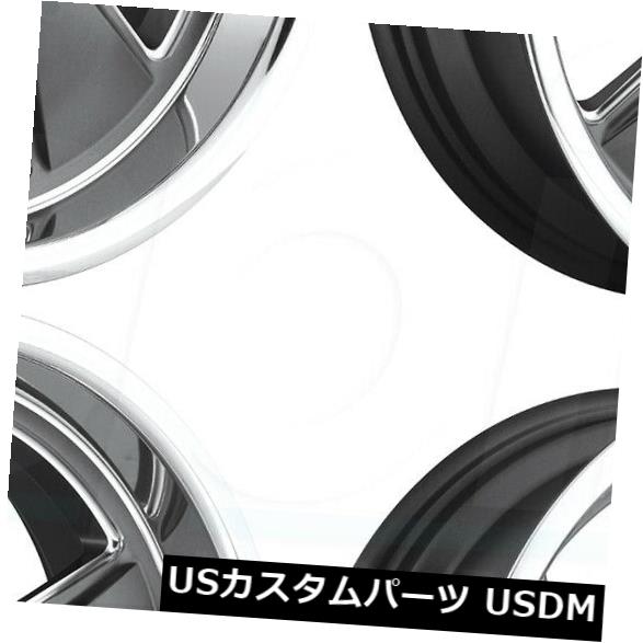 海外輸入ホイール 18x8 US Mags Roadster U120 5x114.3 1 GunMetal Wheels Rims Set（4） 18x8 US Mags Roadster U120 5x114.3 1 GunMetal Wheels Rims Set(4) 【並行輸入品】