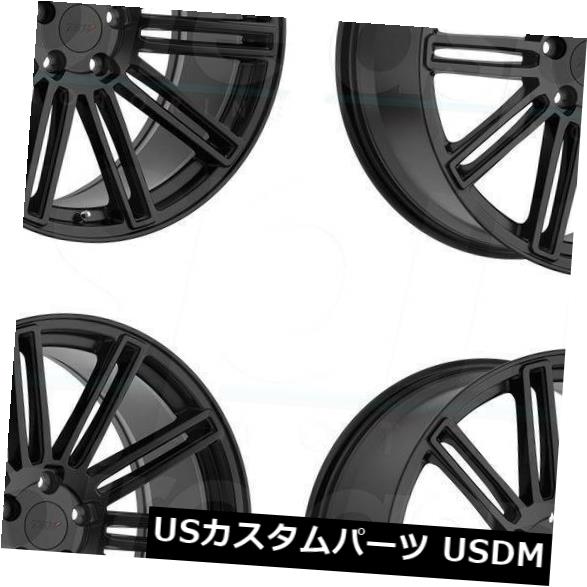 海外輸入ホイール 17x8 TSWクロウソーン5x112 32マットブラックホイールリムセット（4） 17x8 TSW Crowthorne 5x112 32 Matte Black Wheels Rims Set(4) 【並行輸入品】