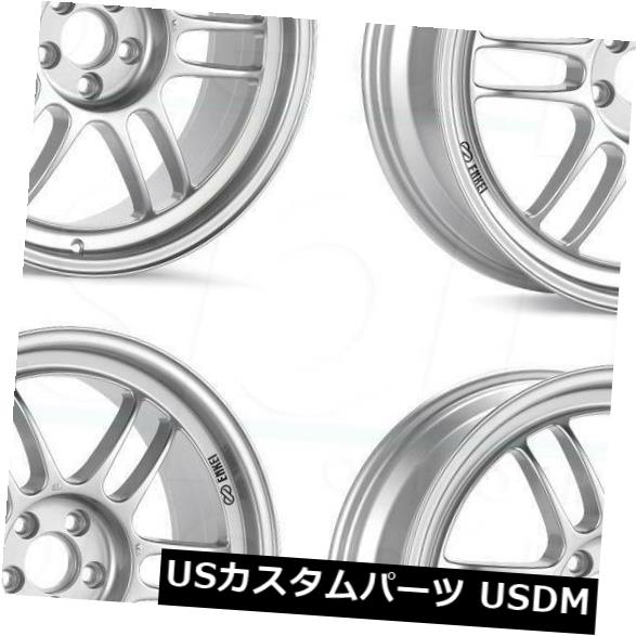 海外輸入ホイール 16x7 Enkei RPF1 4x114.3 43シルバーペイントホイールリムセット（4） 16x7 Enkei RPF1 4x114.3 43 Silver Paint Wheels Rims Set(4) 【並行輸入品】