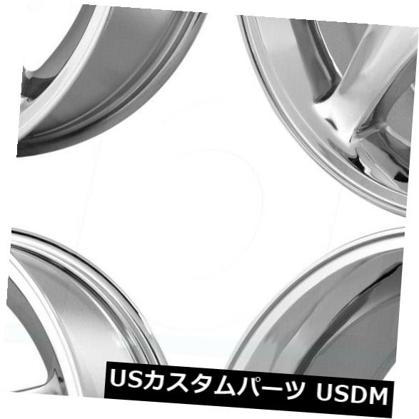 海外輸入ホイール 17x9 OE Creations PR102フィットMustang 5x114.3 24クロームホイールリムセット（4） 17x9 OE Creations PR102 fit Mustang 5x114.3 24 Chrome Wheels Rims Set(4) 【並行輸入品】