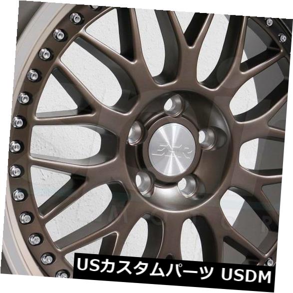 海外輸入ホイール 18x9.5 / 18x10.5 ESR SR01 SR1 5x120 22/22ブロンズホイールリムセット（4） 18x9.5/18x10.5 ESR SR01 SR1 5x120 22/22 Bronze Wheels Rims Set(4) 【並行輸入品】