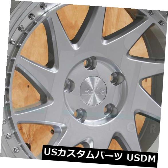 海外輸入ホイール 18x9.5 / 18x10.5 ESR SR09 SR9 5x112 35/22ハイパーシルバーホイールリムセット（4） 18x9.5/18x10.5 ESR SR09 SR9 5x112 35/22 Hyper Silver Wheels Rims Set(4) 【並行輸入品】