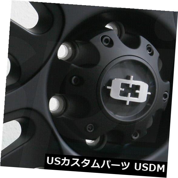 海外輸入ホイール 20x10 Vision 419 Split 8x180 -25サテンブラックホイールリムセット（4） 20x10 Vision 419 Split 8x180 -25 Satin Black Wheels Rims Set(4) 【並行輸入品】