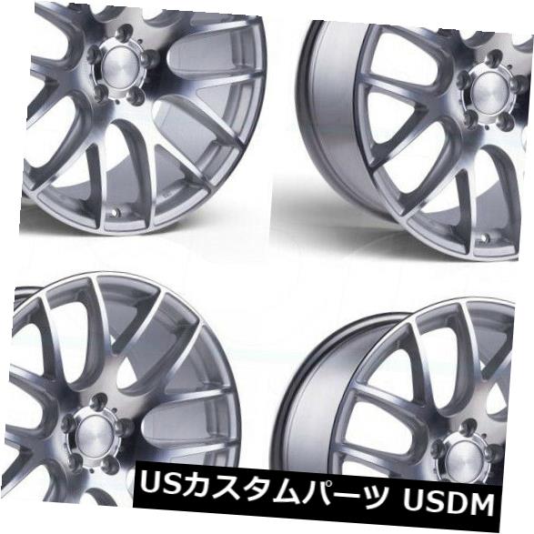 海外輸入ホイール 18x8.5 / 18x9.5 3SDM 0.01 5x120 35/40シルバーホイールリムセット（4） 18x8.5/18x9.5 3SDM 0.01 5x120 35/40 Silver Wheels Rims Set(4) 【並行輸入品】