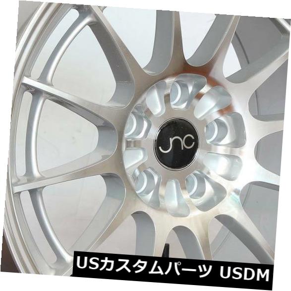 海外輸入ホイール 19x11 JNC 033 JNC033 5x120 25シルバーマシンフェイスホイールNew set（4） 19x11 JNC 033 JNC033 5x120 25 Silver Machine Face Wheel New set(4) 【並行輸入品】