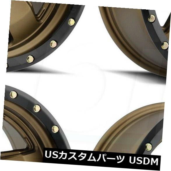 海外輸入ホイール 17x9 Raceline 937BZ Combat 5x5 / 5x127 -12ブロンズホイールリムセット（4） 17x9 Raceline 937BZ Combat 5x5/5x127 -12 Bronze Wheels Rims Set(4) 【並行輸入品】