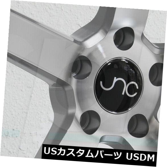 海外輸入ホイール 20x8.5 JNC 026 JNC026 5x120 40シルバーマシンフェイスホイールNew set（4） 20x8.5 JNC 026 JNC026 5x120 40 Silver Machine Face Wheel New set(4) 【並行輸入品】