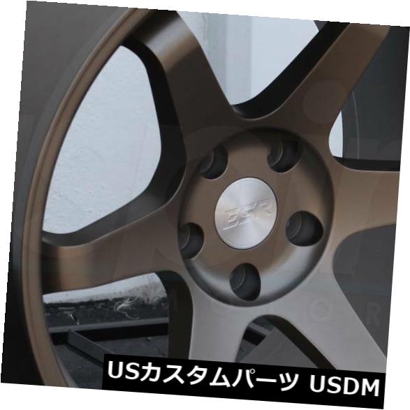 海外輸入ホイール 19x8.5 ESR SR07 SR7 5x114.3 30ブロンズホイールリムセット（4） 19x8.5 ESR SR07 SR7 5x114.3 30 Bronze Wheels Rims Set(4) 【並行輸入品】