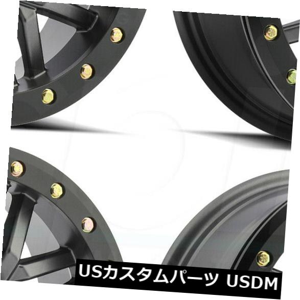 海外輸入ホイール 15x7 Raceline A91G Ryno 4x110 10マットガンメタルホイールリムセット（4） 15x7 Raceline A91G Ryno 4x110 10 Matte Gunmetal Wheels Rims Set(4) 【並行輸入品】