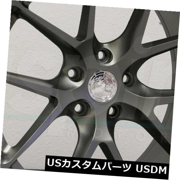 海外輸入ホイール 20x10.5 Aodhan LS007 LS7 5x114.3 35マットガンメタルホイールリムセット（4） 20x10.5 Aodhan LS007 LS7 5x114.3 35 Matte Gun Metal Wheels Rims Set(4) 【並行輸入品】