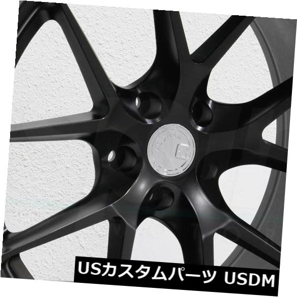海外輸入ホイール 20x9 / 20x10.5 Aodhan LS007 LS7 5x114.3 30/35マットブラックホイールリムセット（4） 20x9/20x10.5 Aodhan LS007 LS7 5x114.3 30/35 Matte Black Wheels Rims Set(4) 【並行輸入品】