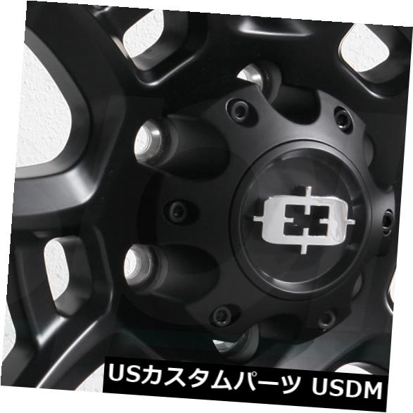 海外輸入ホイール 20x9 Vision 415 Bomb 5x5.5 / 5x139.7 -12サテンブラックホイールリムセット（4） 20x9 Vision 415 Bomb 5x5.5/5x139.7 -12 Satin Black Wheels Rims Set(4) 【並行輸入品】