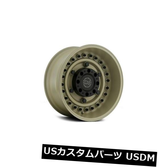 海外輸入ホイール 17x9.5ブラックライノアーモリー6x135 6サンドホイールリムセット（4） 17x9.5 Black Rhino Armory 6x135 6 Sand Wheels Rims Set(4) 【並行輸入品】