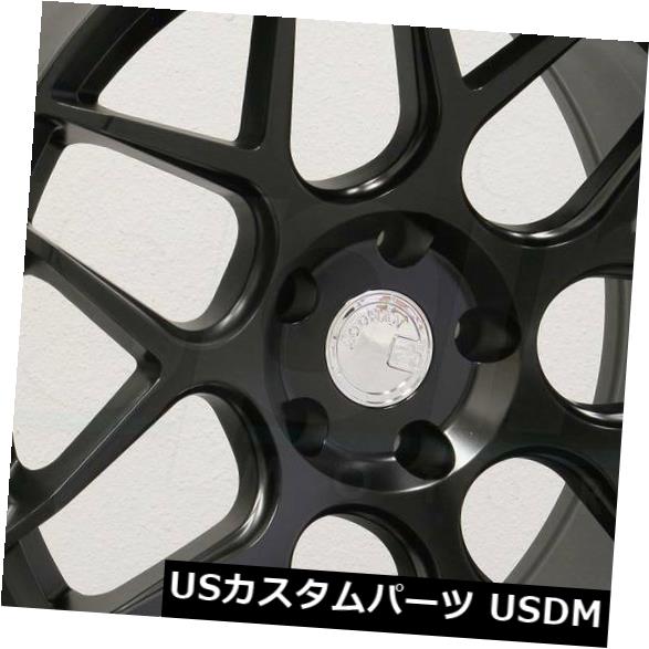 海外輸入ホイール 19x9.5 Aodhan LS002 LS2 5x112 35マットブラックホイールリムセット（4）アロイ 19x9.5 Aodhan LS002 LS2 5x112 35 Matte Black Wheels Rims Set(4) Alloy 【並行輸入品】