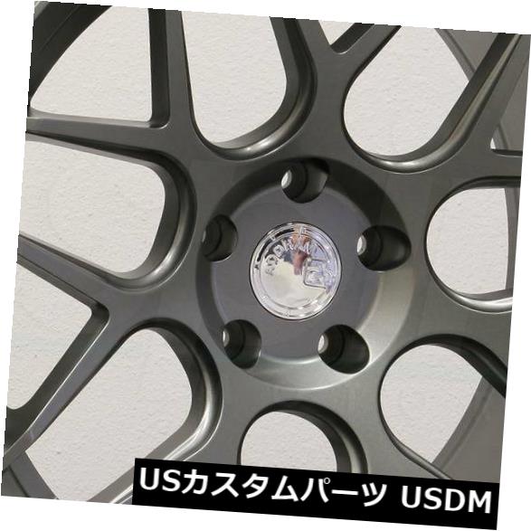 海外輸入ホイール 19x8.5 / 19x9.5 Aodhan LS002 LS2 5x112 35/35マットガンメタルホイールリムセット（4） 19x8.5/19x9.5 Aodhan LS002 LS2 5x112 35/35 Matte
2000
 Gun Metal Wheels Rims Set(4) 【並行輸入品】