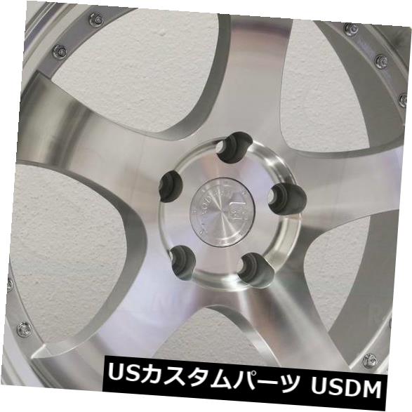 海外輸入ホイール 19x11 Aodhan AH03 AH3 5x112 22シルバーホイールリムセット（4） 19x11 Aodhan AH03 AH3 5x112 22 Silver Wheels Rims Set(4) 【並行輸入品】｜カスタムパーツ WORLD倉庫