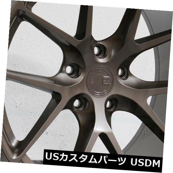 海外輸入ホイール 19x8.5 / 19x9.5 Aodhan LS007 LS7 5x120 35/35ブロンズホイールリムセット（4）合金 19x8.5/19x9.5 Aodhan LS007 LS7 5x120 35/35 Bronze Wheels Rims Set(4) Alloy 【並行輸入品】
