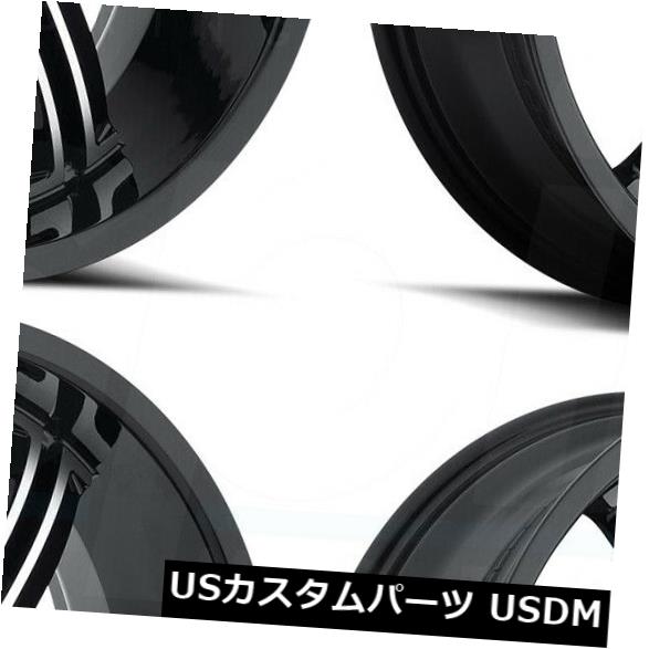海外輸入ホイール 20x9 MKW A612 5x150 25グロスブラックマシンフェイスホイールリムセット（4） 20x9 MKW A612 5x150 25 Gloss Black Machine Face Wheels Rims Set(4) 【並行輸入品】｜カスタムパーツ WORLD倉庫