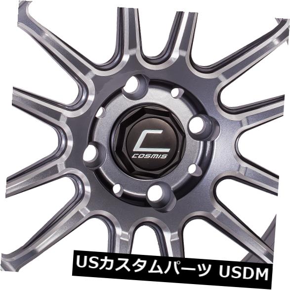 海外輸入ホイール 17x8 Cosmis XT-206R 5x114.3 30 Gun Metal Machined Lip Wheels Rims Set（4） 17x8 Cosmis XT-206R 5x114.3 30 Gun Metal Machined Lip Wheels Rims Set(4) 【並行輸入品】 240,845円
