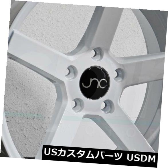 海外輸入ホイール 19x9.5 / 19x10.5 JNC 026 JNC026 5x114.3 40/25ホワイトホイール新しいセット(4) 19x9.5/19x10.5 JNC 026 JNC026 5x114.3 40/25 White Wheel New set(4) 【並行輸入品】