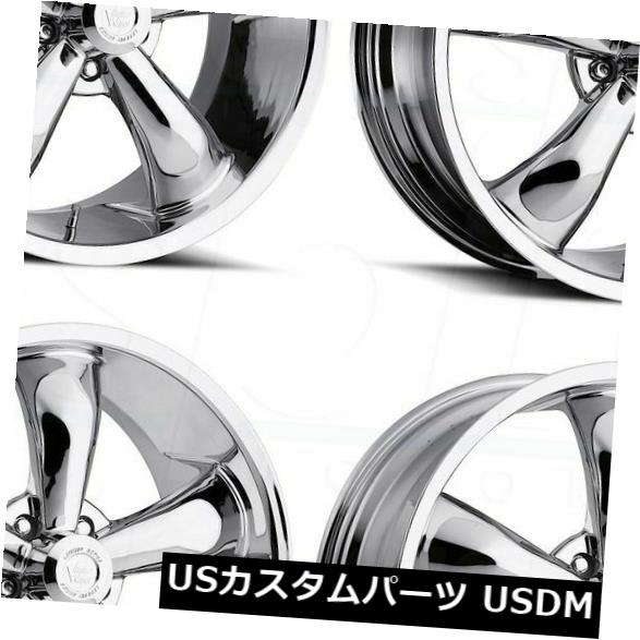 海外輸入ホイール 18x8.5 Vision 142 Legend 5 5x5 / 5x127 10 Chrome Wheels Rims Set（4） 18x8.5 Vision 142 Legend 5 5x5/5x127 10 Chrome Wheels Rims Set(4) 【並行輸入品】 222,530円