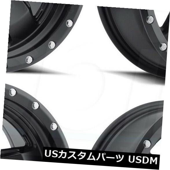海外輸入ホイール 17x9 Raceline 937Bコンバット5x5.5 / 5x139.7 -12サテンブラックホイールリムセット(4) 17x9 Raceline 937B Combat 5x5.5/5x139.7 -12 Satin Black Wheels Rims Set(4) 【並行輸入品】|カスタムパーツ WORLD倉庫