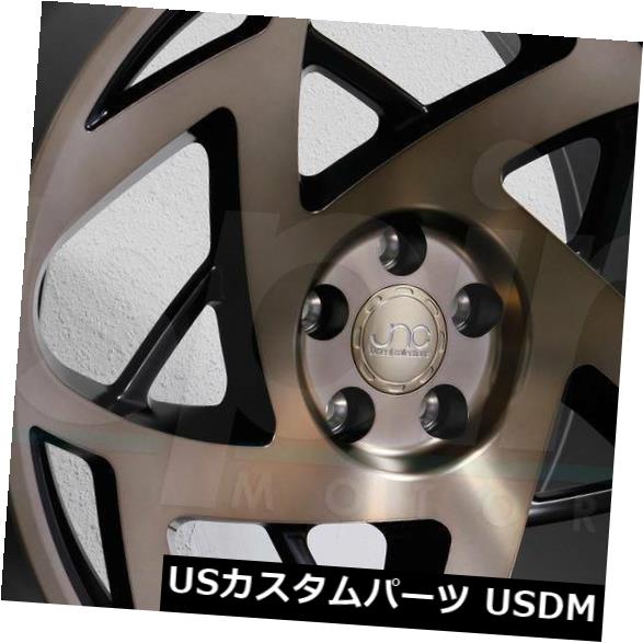 海外輸入ホイール 19x8.5 / 19x9.5 JNC 047 JNC047 5x114.3 35/35マットブラックブロンズフェイスホイールセット（4） 19x8.5/19x9.5 JNC 047 JNC047 5x114.3 35/35 Matte Black Bronze Face Wheel set(4) 【並行輸入品】