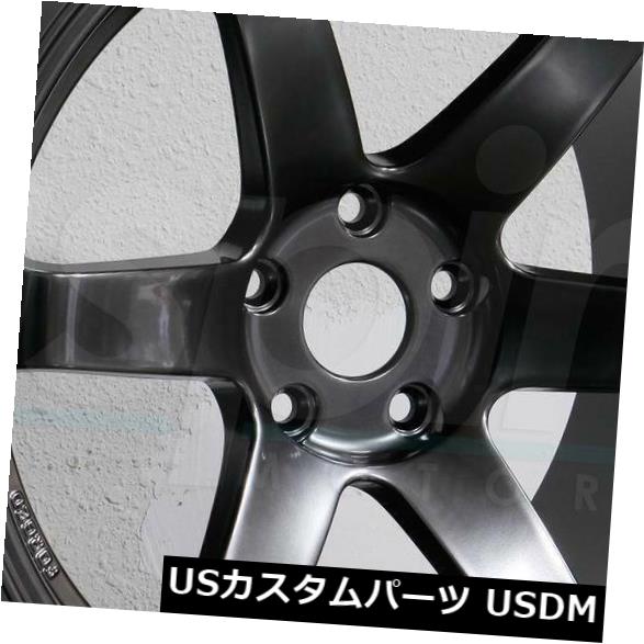 海外輸入ホイール 19x8.5 / 19x9.5 JNC 014 JNC014 5x120 30/25ハイパーブラックホイールリムセット（4） 19x8.5/19x9.5 JNC 014 JNC014 5x120 30/25 Hyper Black Wheel Rims set(4) 【並行輸入品】