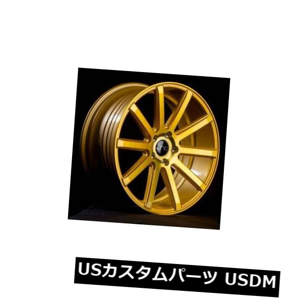 海外輸入ホイール 19x9.5 JNC 024 JNC024 5x114.3 35透明ゴールドホイールリムセット（4） 19x9.5 JNC 024 JNC024 5x114.3 35 Transparent Gold Wheel Rims set(4) 【並行輸入品】