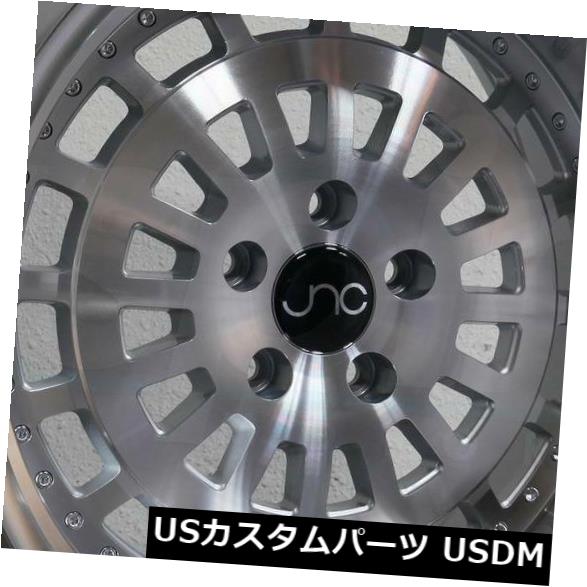 海外輸入ホイール 19x9.5 JNC 046 JNC046 5x120 25シルバーマシンフェイスホイールNew set(4) 19x9.5 JNC 046 JNC046 5x120 25 Silver Machine Face Wheel New set(4) 【並行輸入品】|カスタムパーツ WORLD倉庫