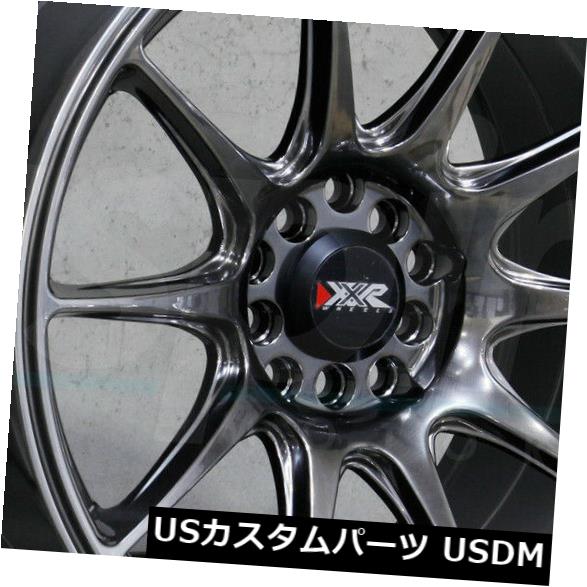 海外輸入ホイール 20x8.5 XXR 527 5x114.3 40クロムブラックホイールリムセット(4) 20x8.5 XXR 527 5x114.3 40 Chromium Black Wheels Rims Set(4) 【並行輸入品】|カスタムパーツ WORLD倉庫