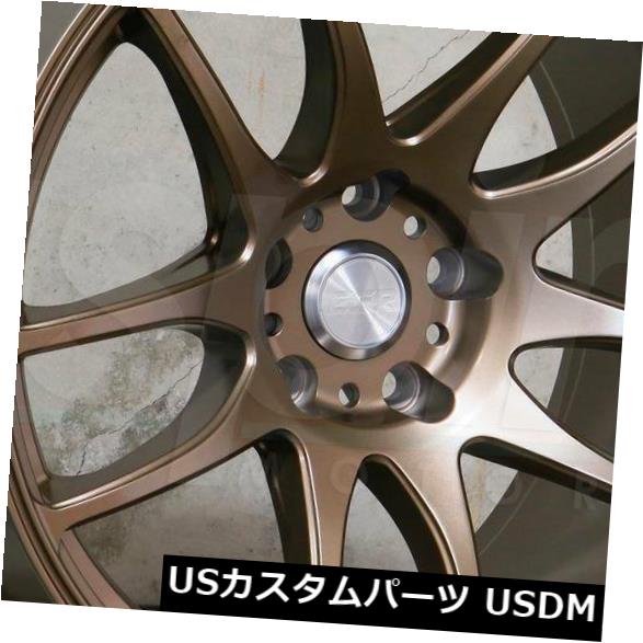 海外輸入ホイール 18x8.5 / 18x10.5 ESR SR08 SR8 5x114.3 30/15ブロンズホイールリムセット（4） 18x8.5/18x10.5 ESR SR08 SR8 5x114.3 30/15 Bronze Wheels Rims Set(4) 【並行輸入品】
