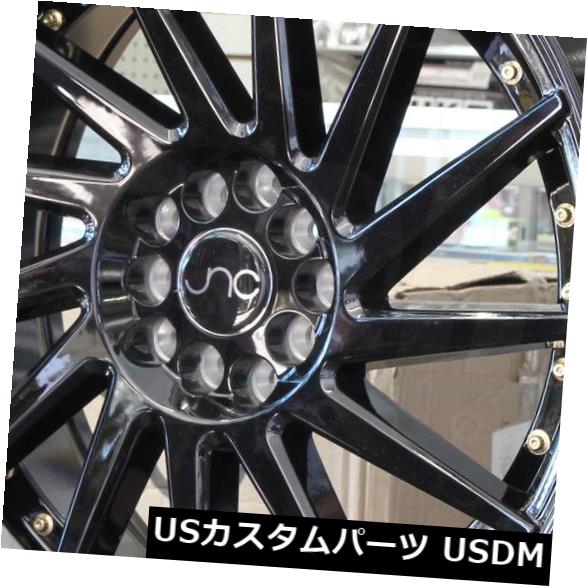 海外輸入ホイール 19x8.5 / 19x9.5 JNC 051 JNC051 5x114.3 30/30グロスブラック。 ホイールリムセット（4） 19x8.5/19x9.5 JNC 051 JNC051 5x114.3 30/30 Gloss Black. Wheel Rims set(4) 【並行輸入品】