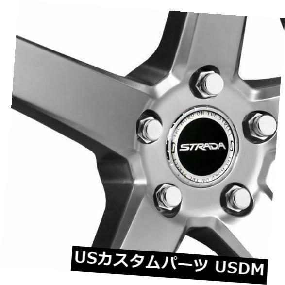 海外輸入ホイール 20x8.5 Strada S35 Perfetto 5x114.3 35シルバーホイールリムセット(4) 20x8.5 Strada S35 Perfetto 5x114.3 35 Silver Wheels Rims Set(4) 【並行輸入品】|カスタムパーツ WORLD倉庫