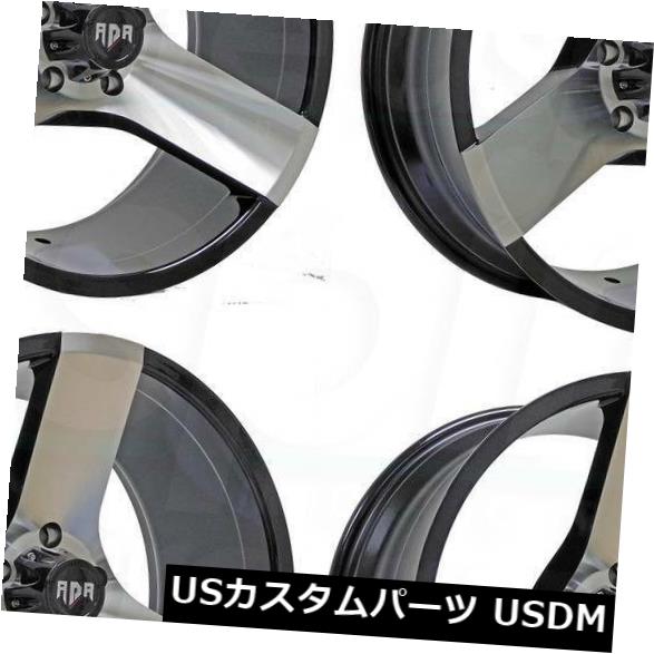 海外輸入ホイール 20x10 RDR RD12 5x5 / 5x127 -24ブラックマシンホイールリムセット(4) 20x10 RDR RD12 5x5/5x127 -24 Black Machine Wheels Rims Set(4) 【並行輸入品】|カスタムパーツ WORLD倉庫