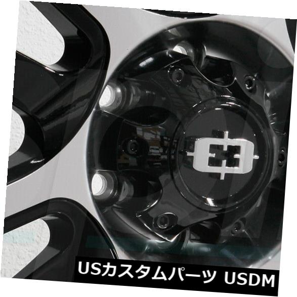 海外輸入ホイール 18x9 Vision 419 Split 8x6 5 8x165 1 12ブラックマシンドホイールリムセット 4 18x9 Vision 419 Split 8x6 5 8x165 1 12 Black Machined Wheels Rims Set 4 Elteachermurcia Com