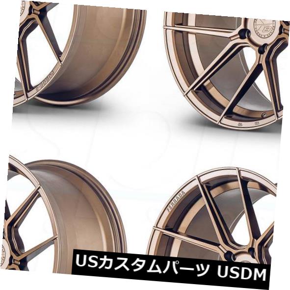 海外輸入ホイール 20x9 / 20x10フェラーダF8-FR5 5x114.3 35/40マットブロンズホイールリムセット（4） 20x9/20x10 Ferrada F8-FR5 5x114.3 35/40 Matte Bronze Wheels Rims Set(4) 【並行輸入品】 399,812円