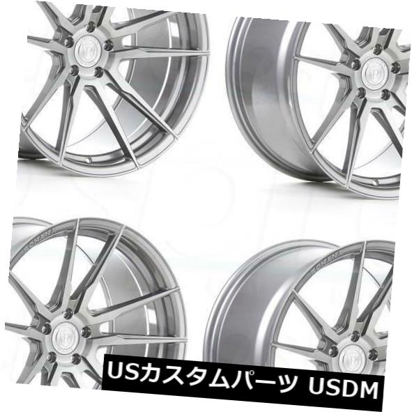 海外輸入ホイール 20x8.5 / 20x10 Rohana RF2 5x112 42/45チタンホイールリムセット（4） 20x8.5/20x10 Rohana RF2 5x112 42/45 Titanium Wheels Rims Set(4) 【並行輸入品】