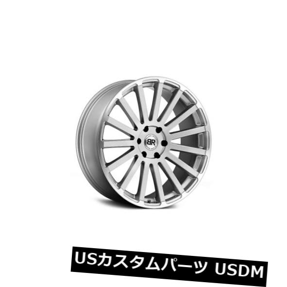 海外輸入ホイール 24x10ブラックライノスピア5x5.5 / 5x139.7 25シルバーホイールリムセット（4） 24x10 Black Rhino Spear 5x5.5/5x139.7 25 Silver Wheels Rims Set(4) 【並行輸入品】