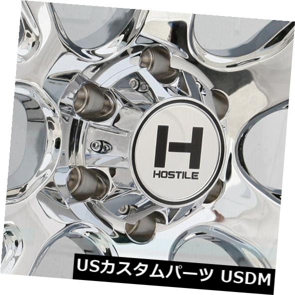 海外輸入ホイール 20x12敵対的なH113レイジ5x5 / 5x127 -44クロームホイールリムセット(4) 20x12 Hostile H113 Rage 5x5/5x127 -44 Chrome Wheels Rims Set(4) 【並行輸入品】