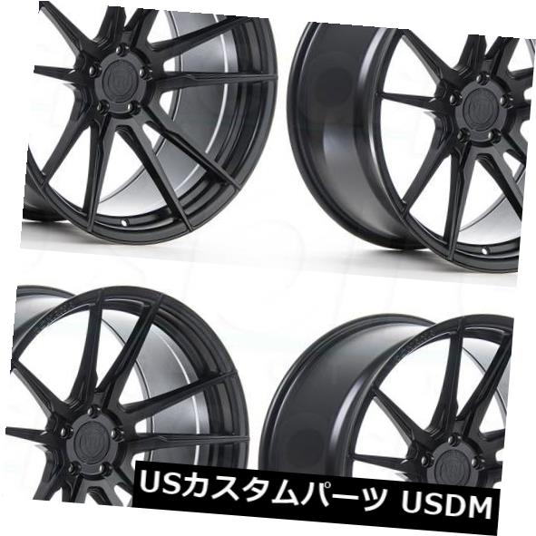 海外輸入ホイール 20x9 Rohana RF2 5x120 45ブラックホイールリムセット（4） 20x9 Rohana RF2 5x120 45 Black Wheels Rims Set(4) 【並行輸入品】｜カスタムパーツ WORLD倉庫