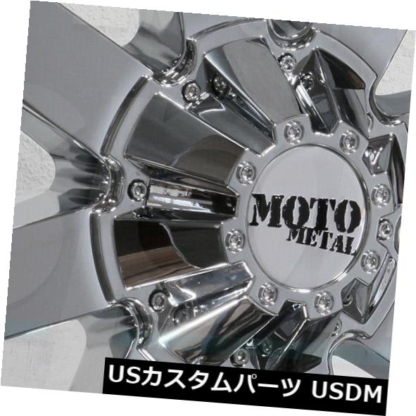 海外輸入ホイール 22x10 Moto Metal MO962 6x135 / 6x5.5 -18クロームホイールリムセット（4） 22x10 Moto Metal MO962 6x135/6x5.5 -18 Chrome Wheels Rims Set(4) 【並行輸入品】｜カスタムパーツ WORLD倉庫