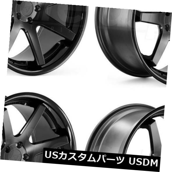 海外輸入ホイール 20x9 Ferrada FR1 5x108 35マットブラックブラックリップホイールリムセット（4） 20x9 Ferrada FR1 5x108 35 Matte Black Black Lip Wheels Rims Set(4) 【並行輸入品】｜カスタムパーツ WORLD倉庫