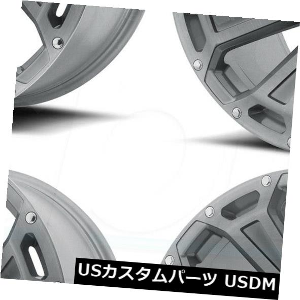 海外輸入ホイール 22x12 AsantiオフロードAB813クリーバー5x5 / 5x127 -40チタンブラシホイールセット(4) 22x12 Asanti Off-Road AB813 Cleaver 5x5/5x127 -40 Titanium Brushed Wheels Set(4) 【並行輸入品】|カスタムパーツ WORLD倉庫
