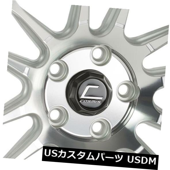 海外輸入ホイール 20x10.5 Cosmis XT-206R 5x114.3 45シルバー加工フェイスホイールリムセット(4) 20x10.5 Cosmis XT-206R 5x114.3 45 Silver Machined Face Wheels Rims Set(4) 【並行輸入品】|カスタムパーツ WORLD倉庫