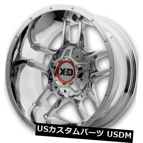 海外輸入ホイール 20x9 XD XD839クランプ5x5 / 5x5.5 18クロームホイールリムセット（4） 20x9 XD XD839 Clamp 5x5/5x5.5 18 Chrome Wheels Rims Set(4) 【並行輸入品】