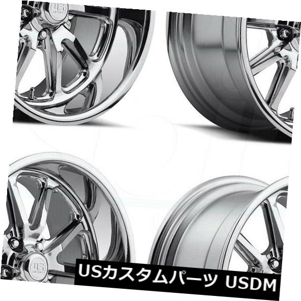 海外輸入ホイール 22x11 US Mags Rambler U110 5x5 / 5x127 18クロームホイールリムセット（4） 22x11 US Mags Rambler U110 5x5/5x127 18 Chrome Wheels Rims Set(4) 【並行輸入品】