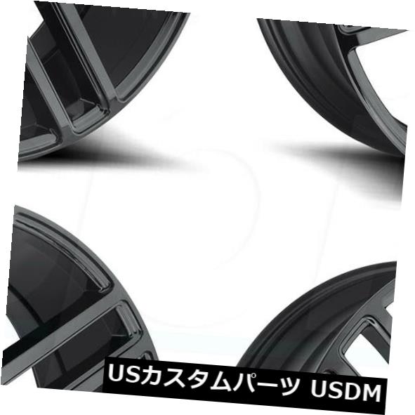 海外輸入ホイール 24x10ニッチエランM097 6x135 30グロスブラックホイールリムセット（4） 24x10 Niche Elan M097 6x135 30 Gloss Black Wheels Rims Set(4) 【並行輸入品】