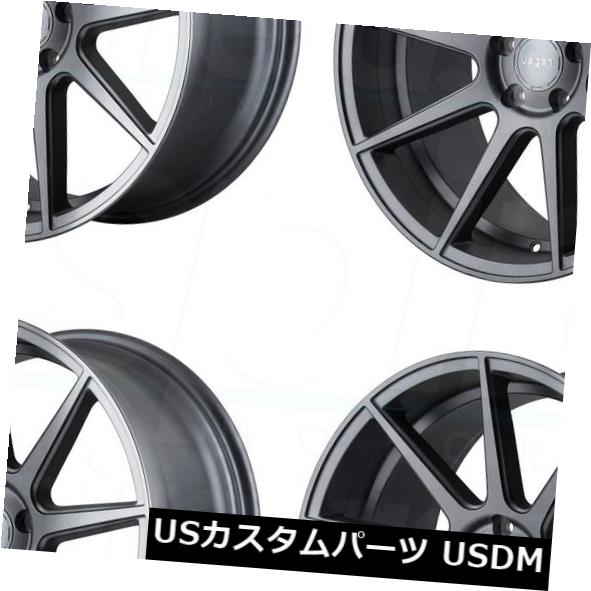 海外輸入ホイール 20x9 / 20x10.5 Velgen VMB9 5x114.3 32/45マットガンメタルホイールリムセット（4） 20x9/20x10.5 Velgen VMB9 5x114.3 32/45 Matte Gunmetal Wheel Rim set(4) 【並行輸入品】